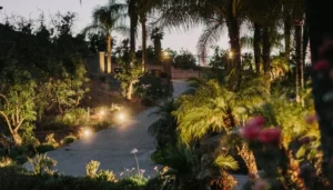Landscape lighting in San Diego