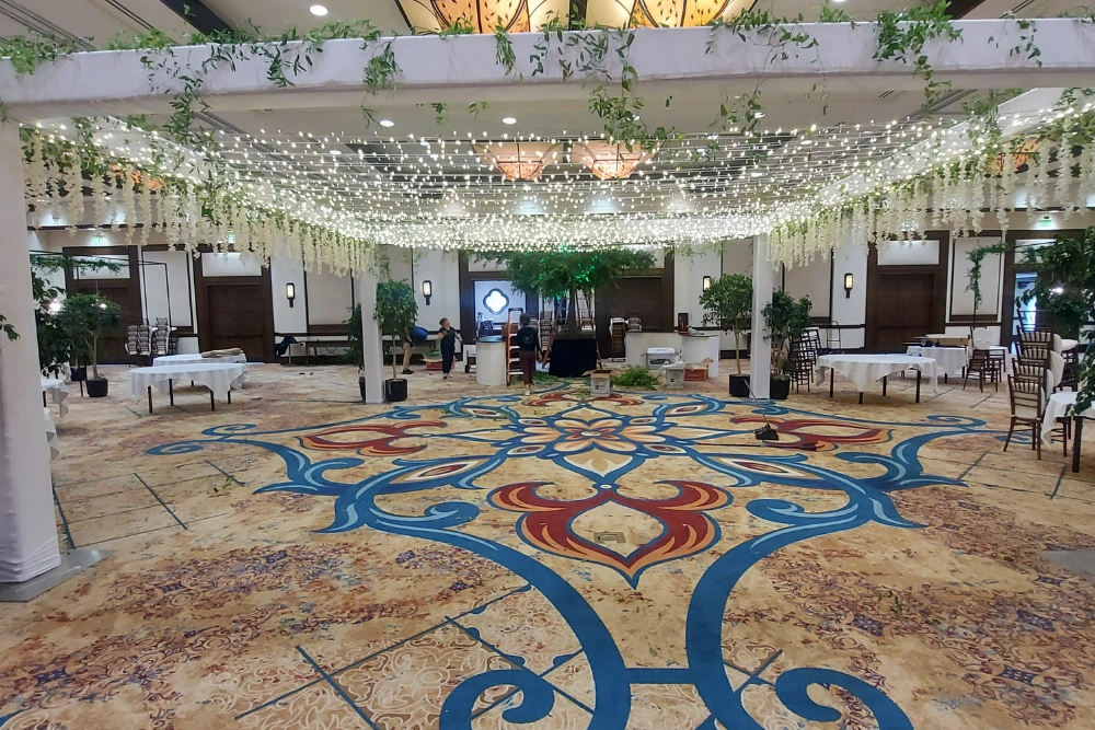 Rancho Bernardo Inn Wedding Lighting in San Diego